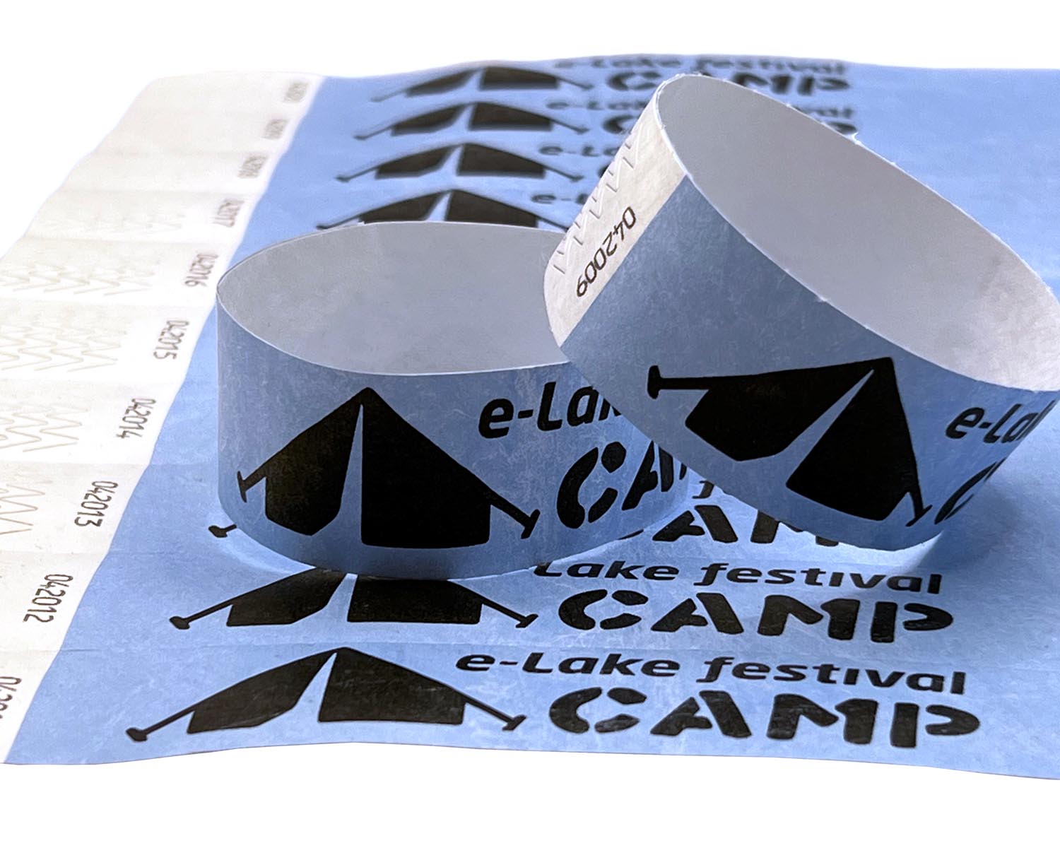 Tyvek-Einlassbänder im 10er Pack
