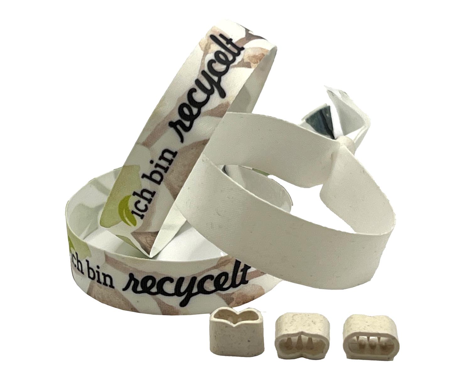 Nachhaltige Stoffarmbänder aus rPET – umweltfreundlich