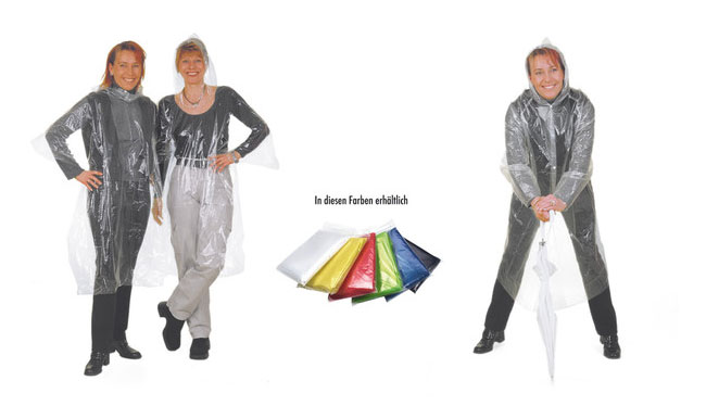 Poncho Regenschutz für Events
