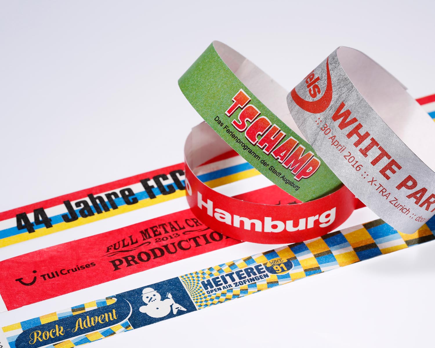 Tyvek-Kontrollarmbänder mit individuellem Design