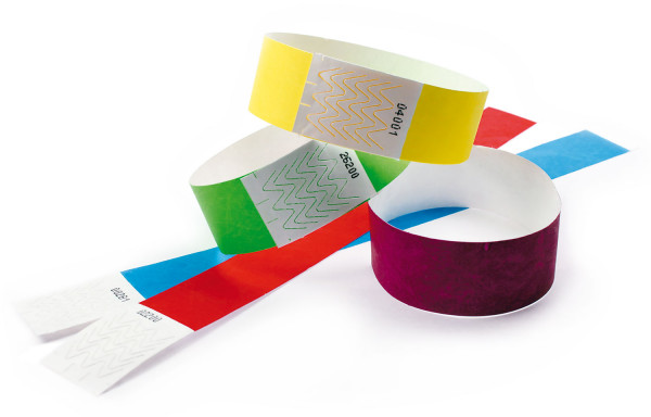 Tyvek® wristbands without print 25mm (pack of 10)