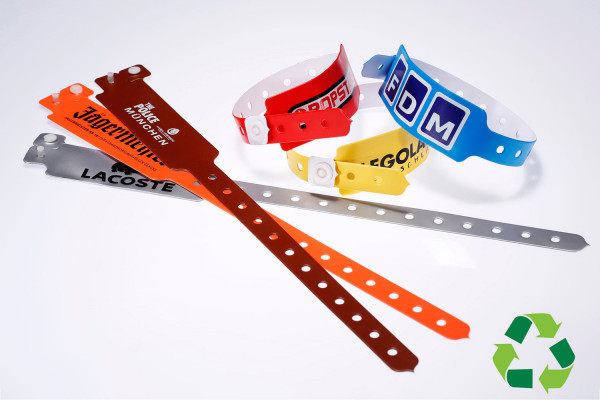 Vinyl Wristbands Custom Print (pack of 10)